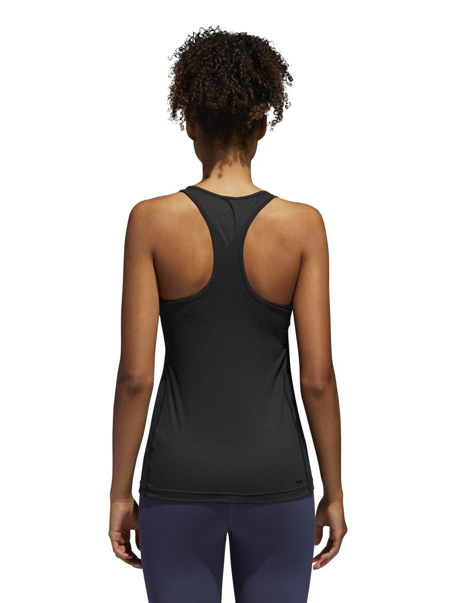 Adidas Women's Performer Baseline Training Tank Top Workout Exercise (Black 2XL)