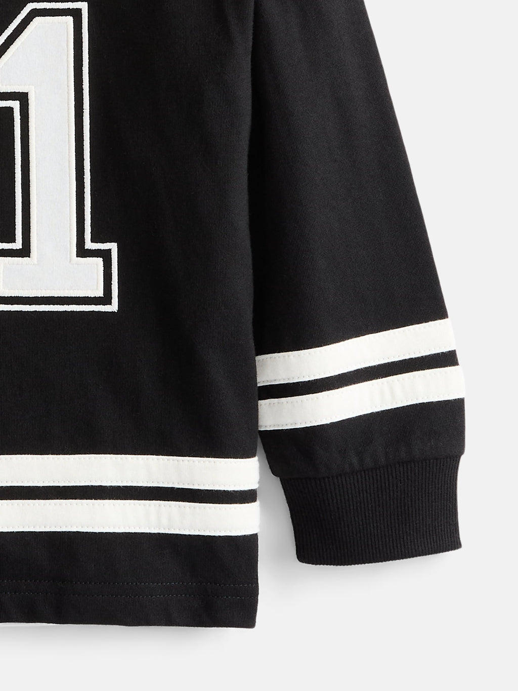Wonder Nation Toddler Boys' Graphic Hockey Jersey with Long Sleeves, Sizes 12M-5T