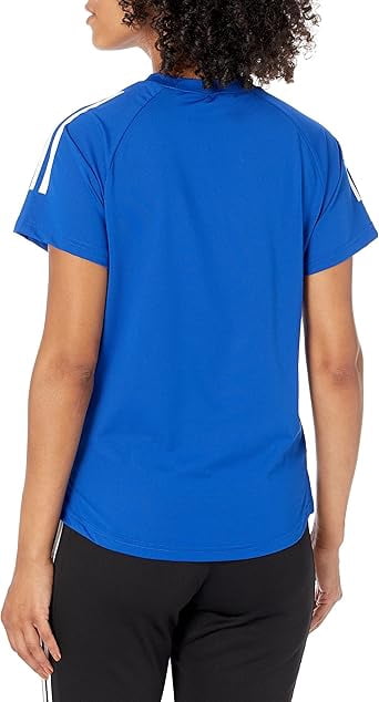 Adidas Women's Hi Low Jersey Short Sleeve Royal Blue 2XS