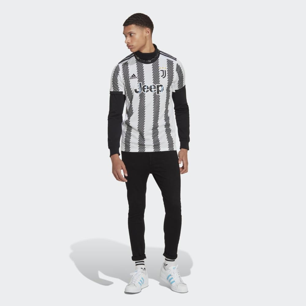 adidas Men's Soccer Juventus 22/23 Home Jersey (as1, Alpha, xx_l, Regular, Regular, XX-Large) White
