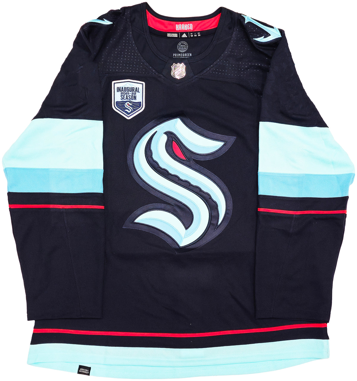 Seattle Kraken Joonas Donskoi Autographed Blue Adidas Authentic Jersey Size 54 With Inaugural Season Patch Fanatics Holo 235584