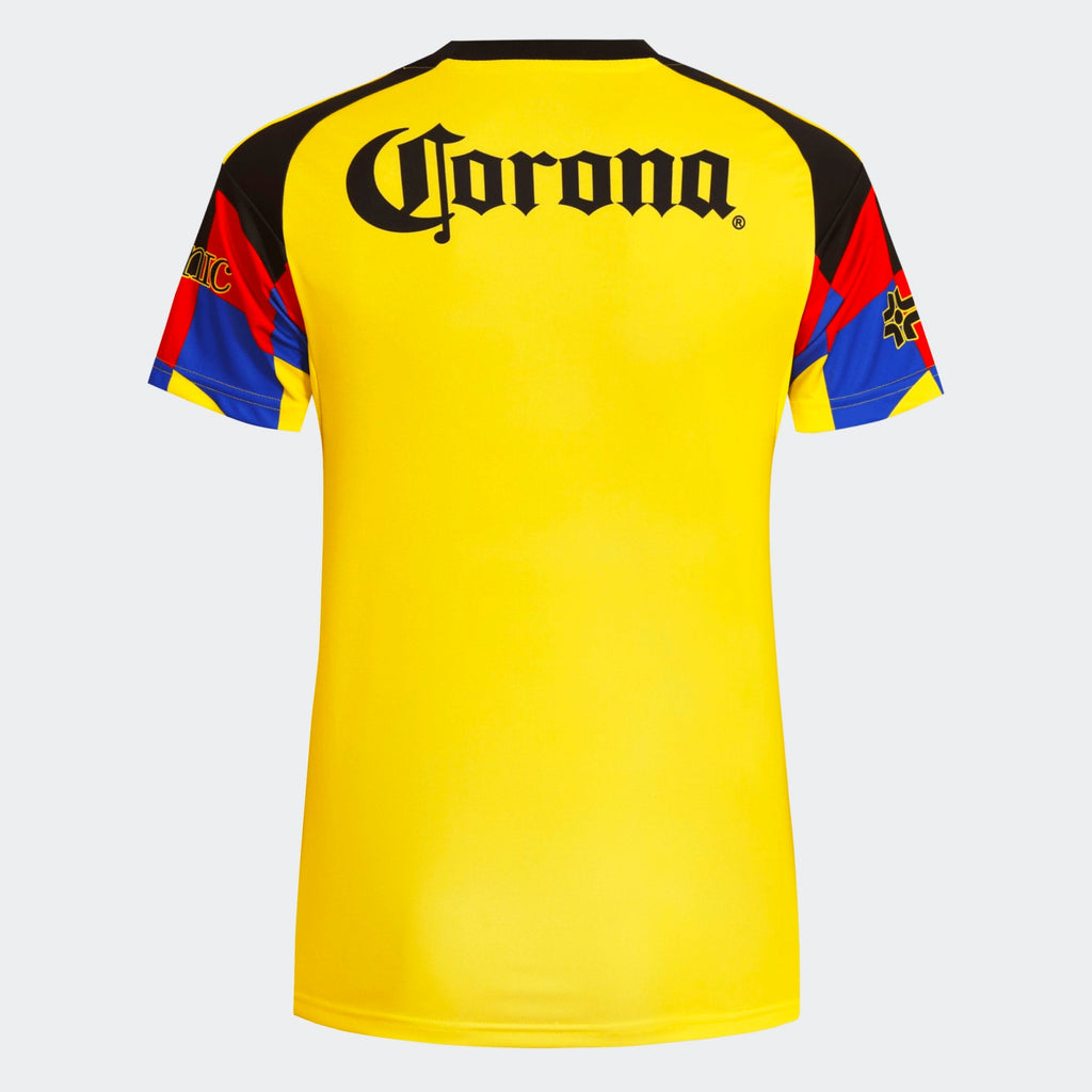 adidas Club Amrica Women's Home Stadium Soccer Jersey, 2025/26, Yellow, Medium