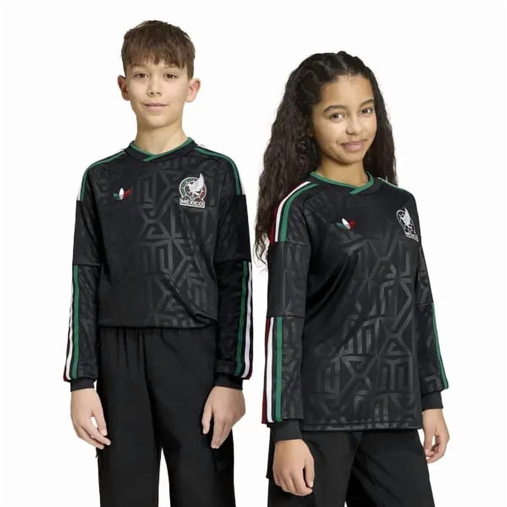 adidas Mexico 2026 Stadium Third Youth Long-Sleeve Jersey