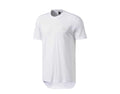 adidas Essentials Droptail 3-Stripes T-Shirt in White | Men - S