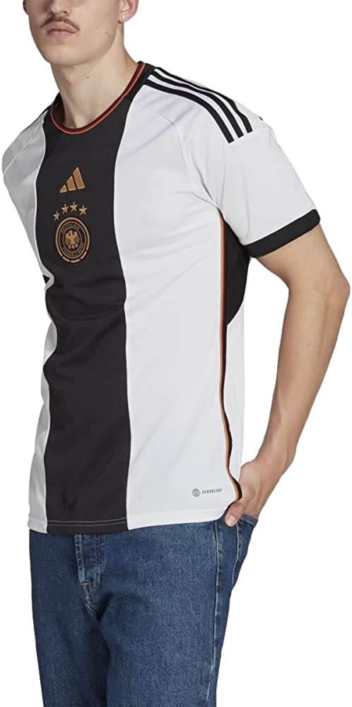 Adidas Men's Germany 22 Home Jersey (White,Men,S)