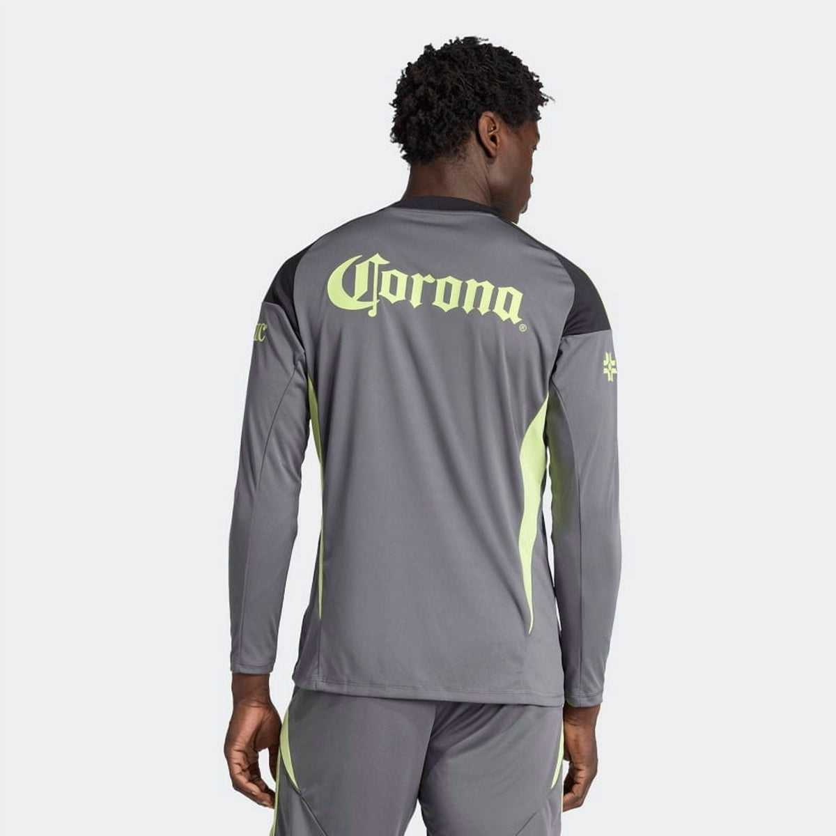 adidas Club America Men's L/S Goalkeeper Jersey 25/26 (US, Alpha, Medium, Regular, Regular, Gray)