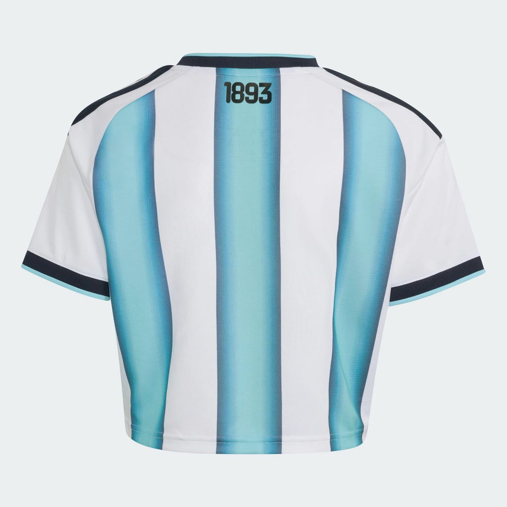 adidas Women's Soccer Jersey Argentina 26 Home Cropped Replica Medium