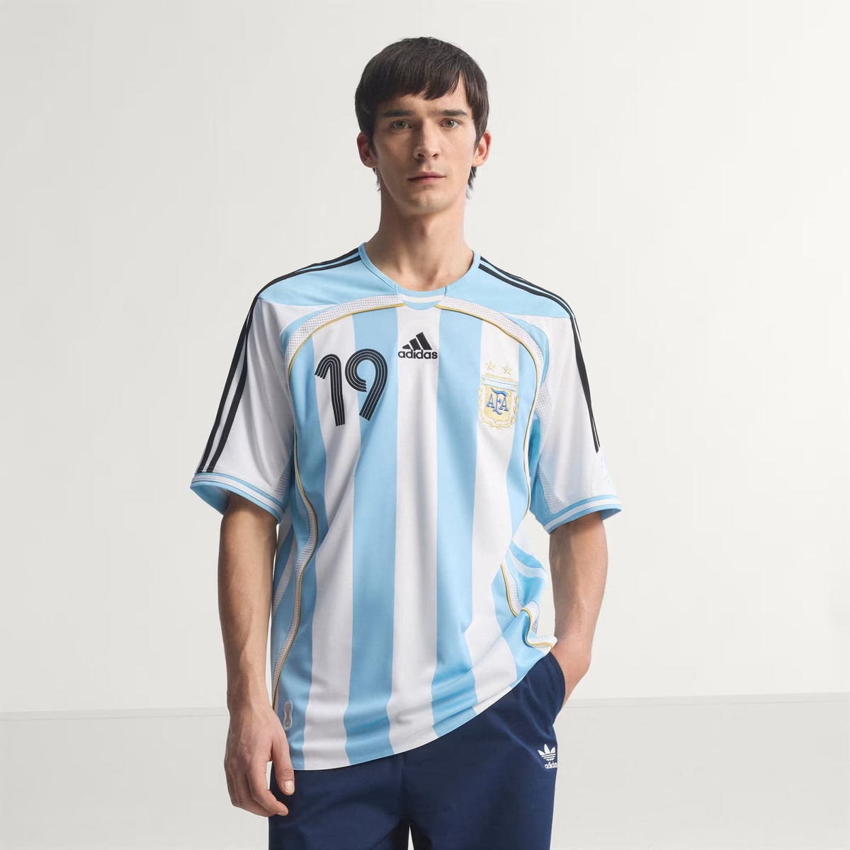 adidas Argentina Men's Home Jersey 2006 Messi #19