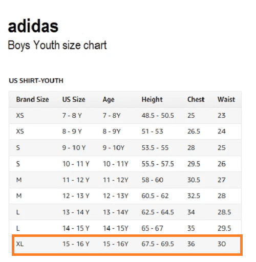 ADIDAS Big Boys 3 Stripes Graphic Logo Jersey T Shirt Orange/White style AA6713 size XL