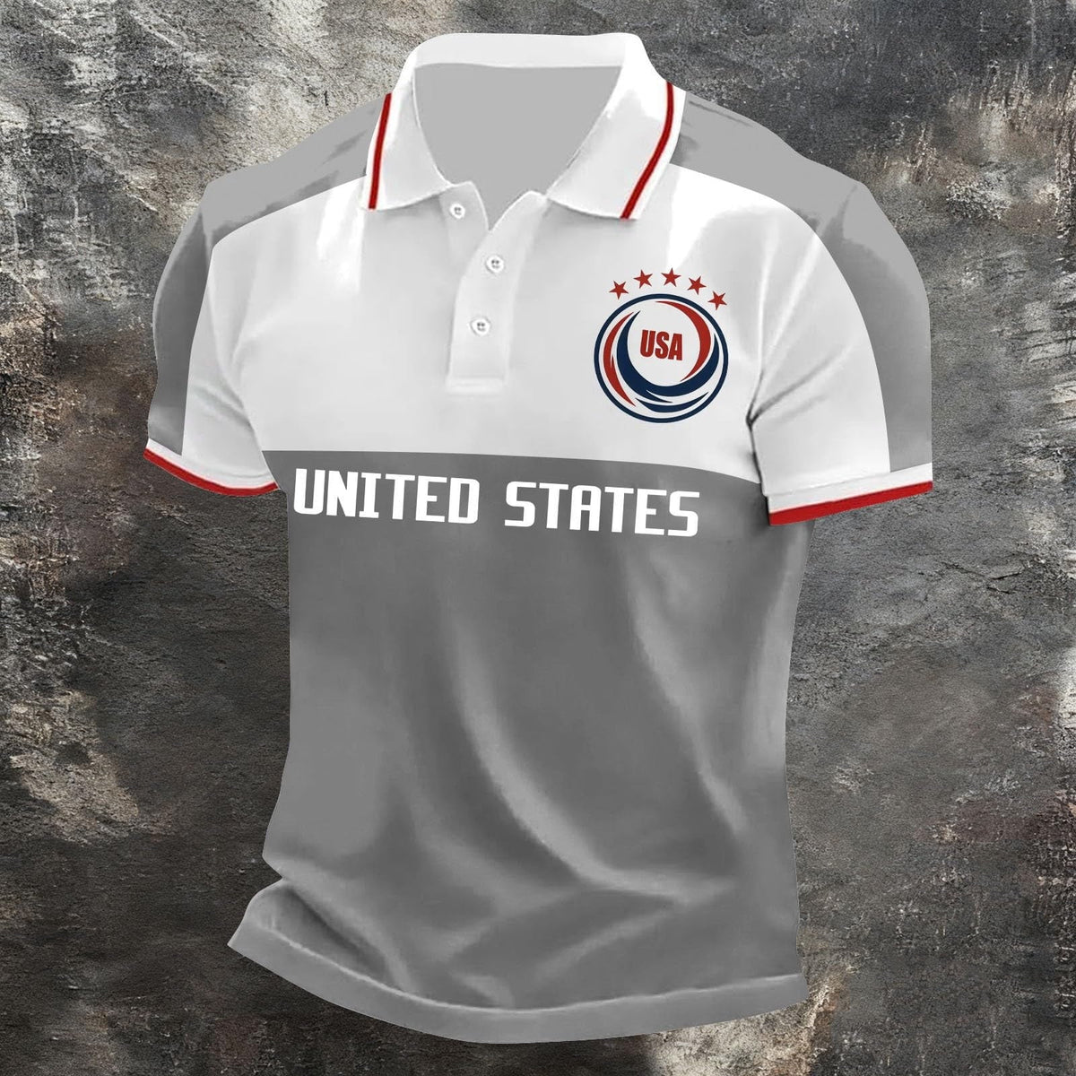 2026 Usa Soccer Mens Polo Shirts Short Sleeve Casual Collared Pullover Summer Tops Soccer Shirt for Men Indoor Outdoor Activities Daily Wear