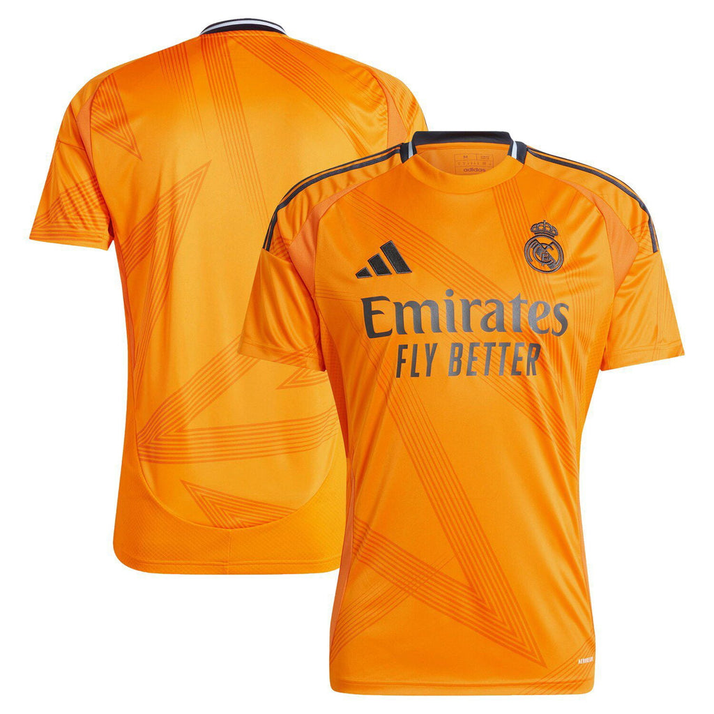adidas Real Madrid Men’s Stadium Away Jersey 2024/25 (US, Alpha, XX-Large, Regular, Regular, Crew Orange)