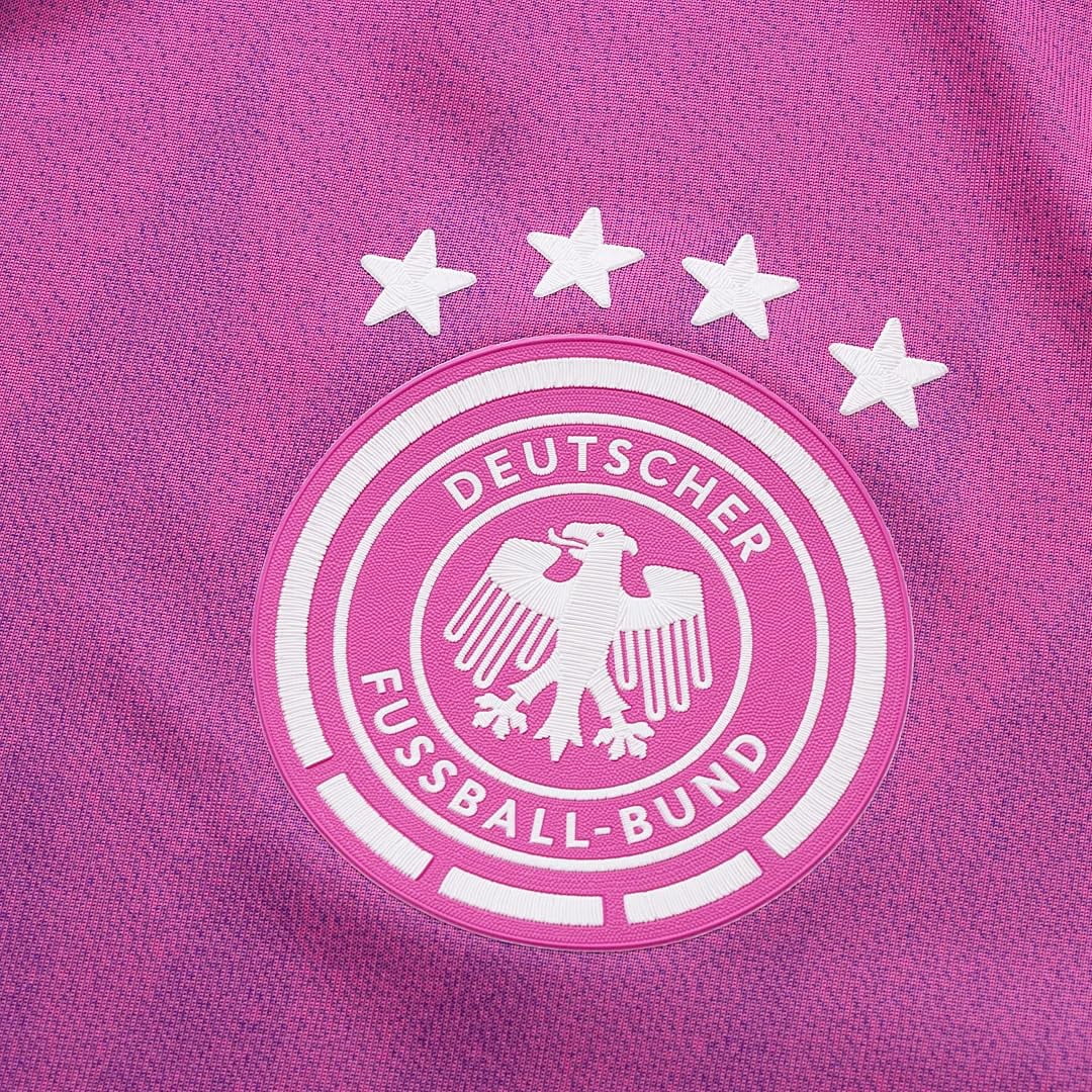 adidas Germany Men’s Away Authentic Jersey 2024/25 (US, Alpha, X-Large, Regular, Regular, Semi Lucid Fuchsia/Team College Purple)
