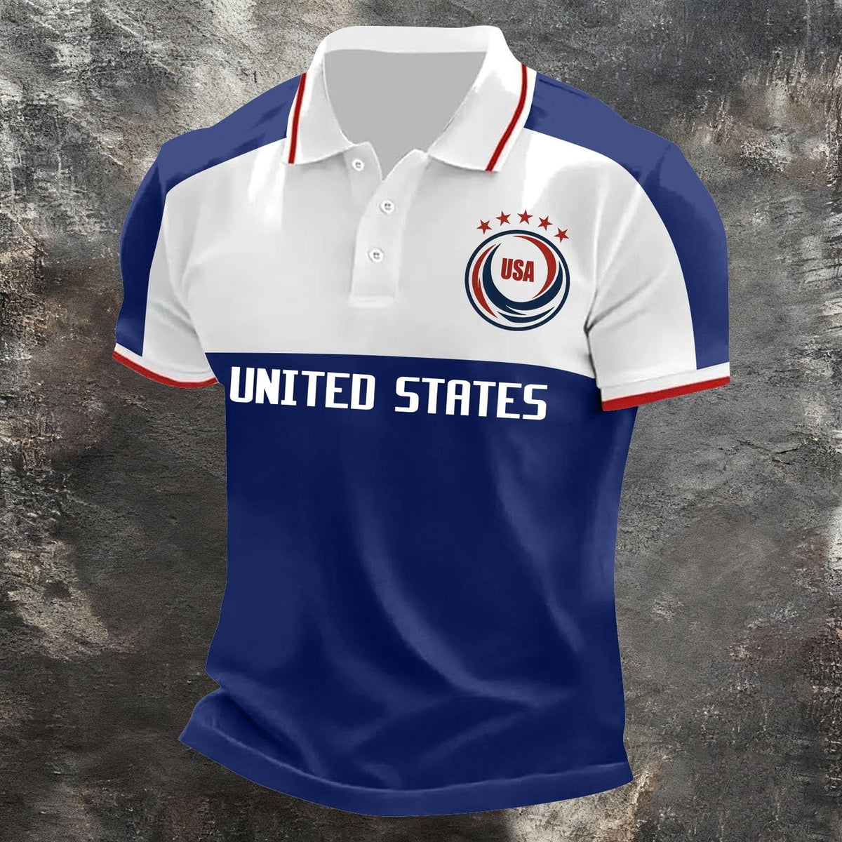 2026 Usa Soccer Mens Polo Shirts Short Sleeve Casual Collared Pullover Summer Tops Soccer Shirt for Men Indoor Outdoor Activities Daily Wear