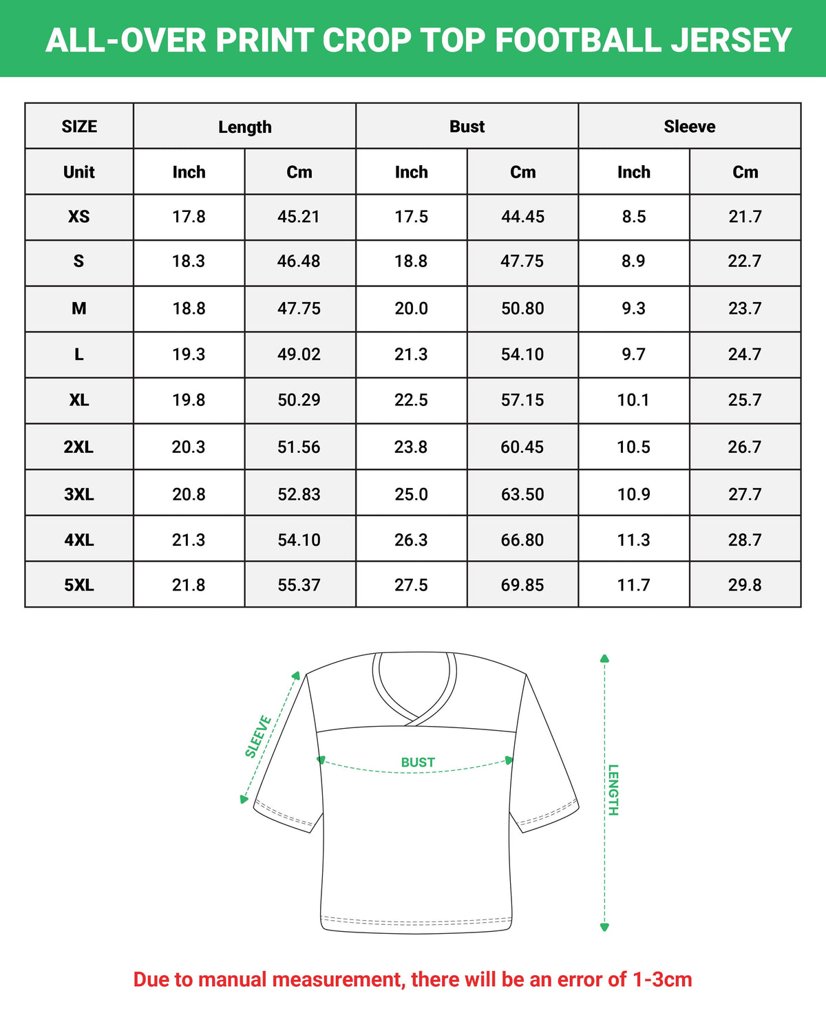 Lotusprint LLC Personalized Bold Crop Top Football Jersey, Custom Team Number Women Jersey
