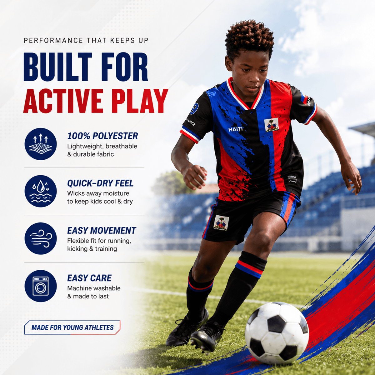 Fox & Fury Brazil Soccer Jersey for Kids, Youth Boys & Girls – Unisex Football Shirt, Camiseta de Futbol Brasil