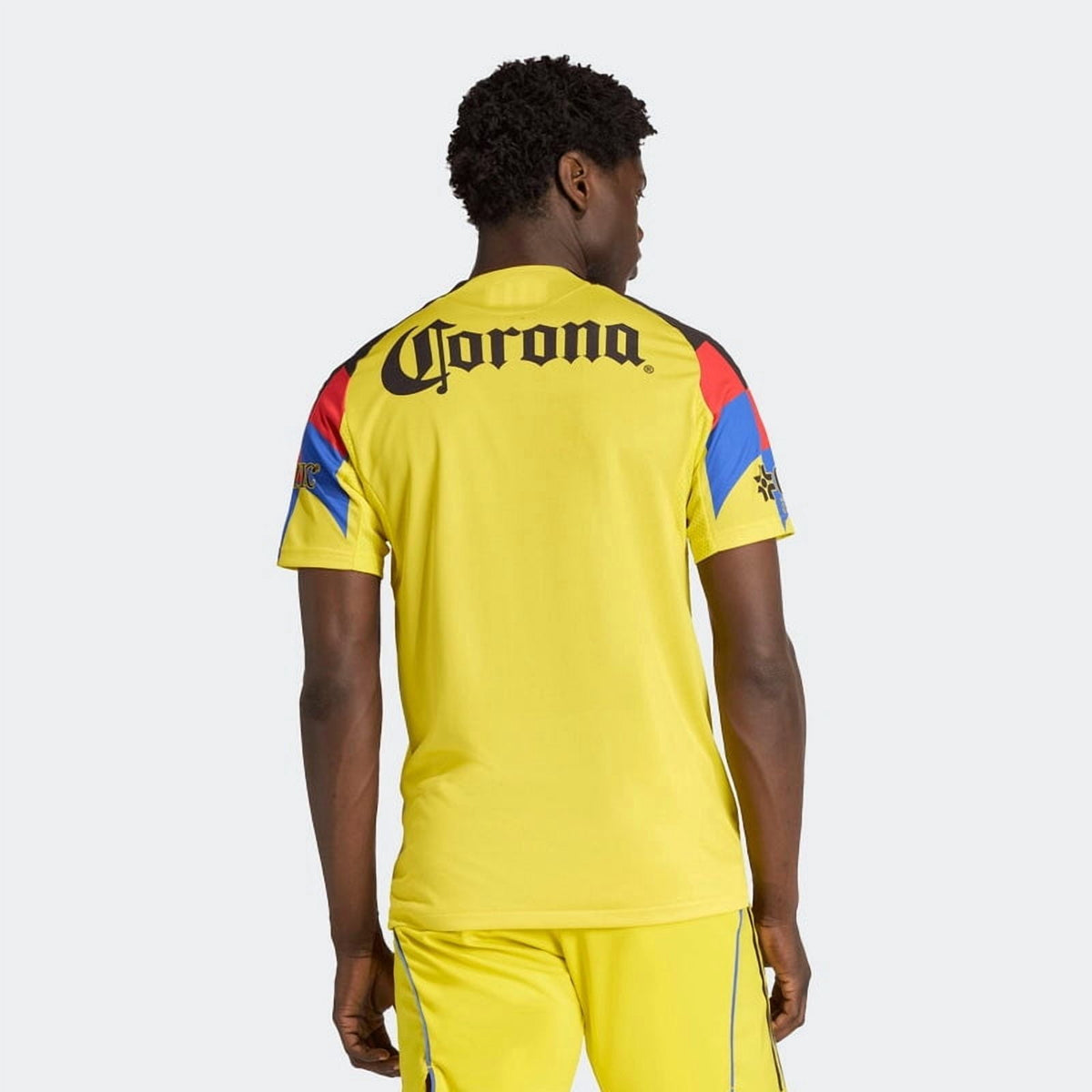 adidas Club America Home Men's Authentic Soccer Jersey 25/26 US, Alpha, Medium, Regular, Regular, Yellow