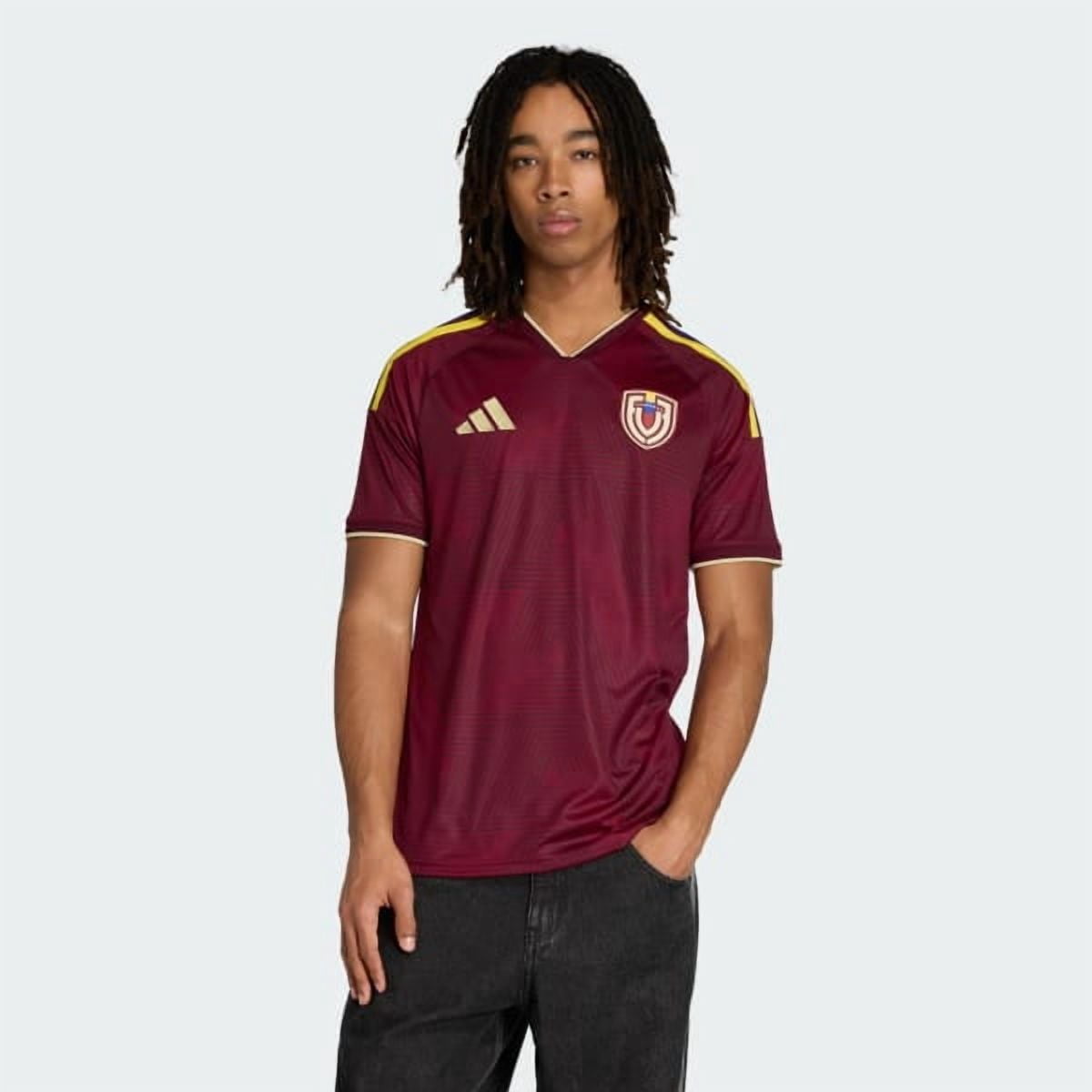 adidas Venezuela Home Men's Stadium Soccer Jersey 26/27