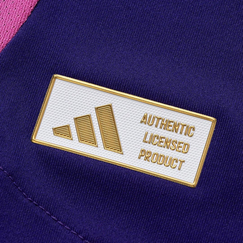 adidas Germany Men’s Away Authentic Jersey 2024/25 (US, Alpha, X-Large, Regular, Regular, Semi Lucid Fuchsia/Team College Purple)