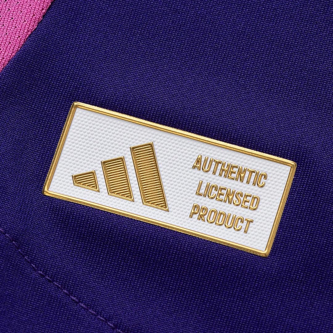 adidas Germany Men’s Away Authentic Jersey 2024/25 (US, Alpha, X-Large, Regular, Regular, Semi Lucid Fuchsia/Team College Purple)