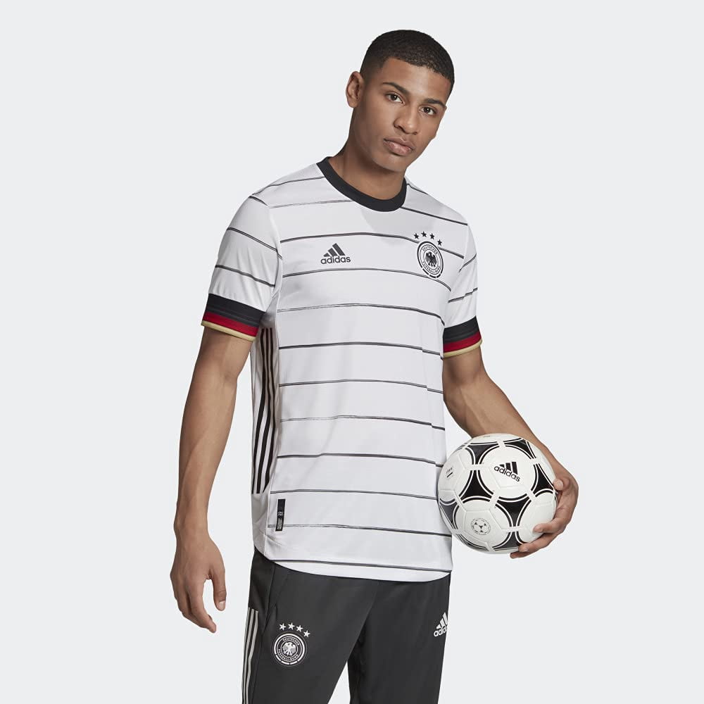 adidas 2020-21 Germany Home Authentic Jersey - White-Black 2XL