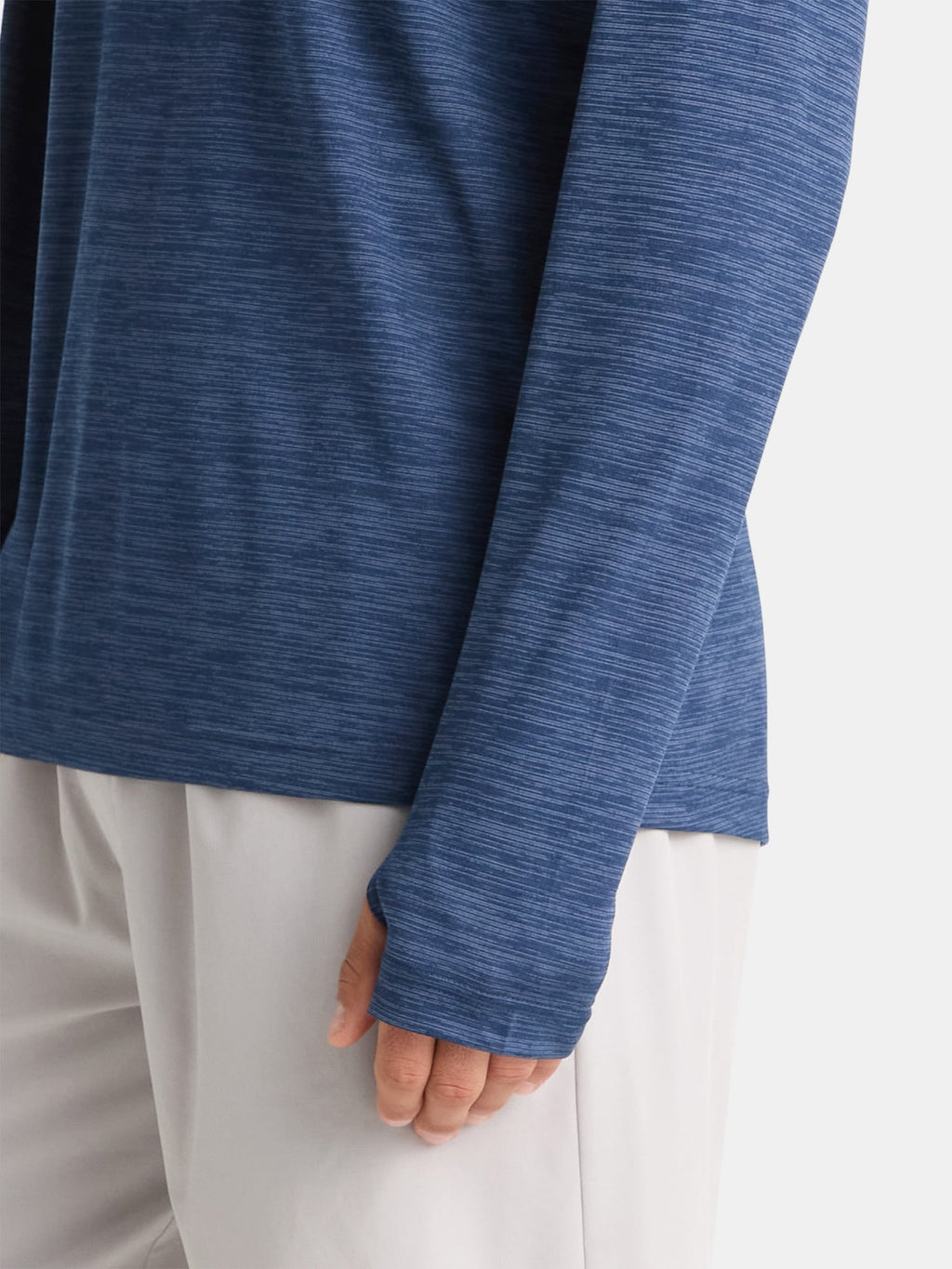 Athletic Works Men's Long-Sleeve Jersey Tee with Thumbhole Cuffs, Sizes XS-5XL