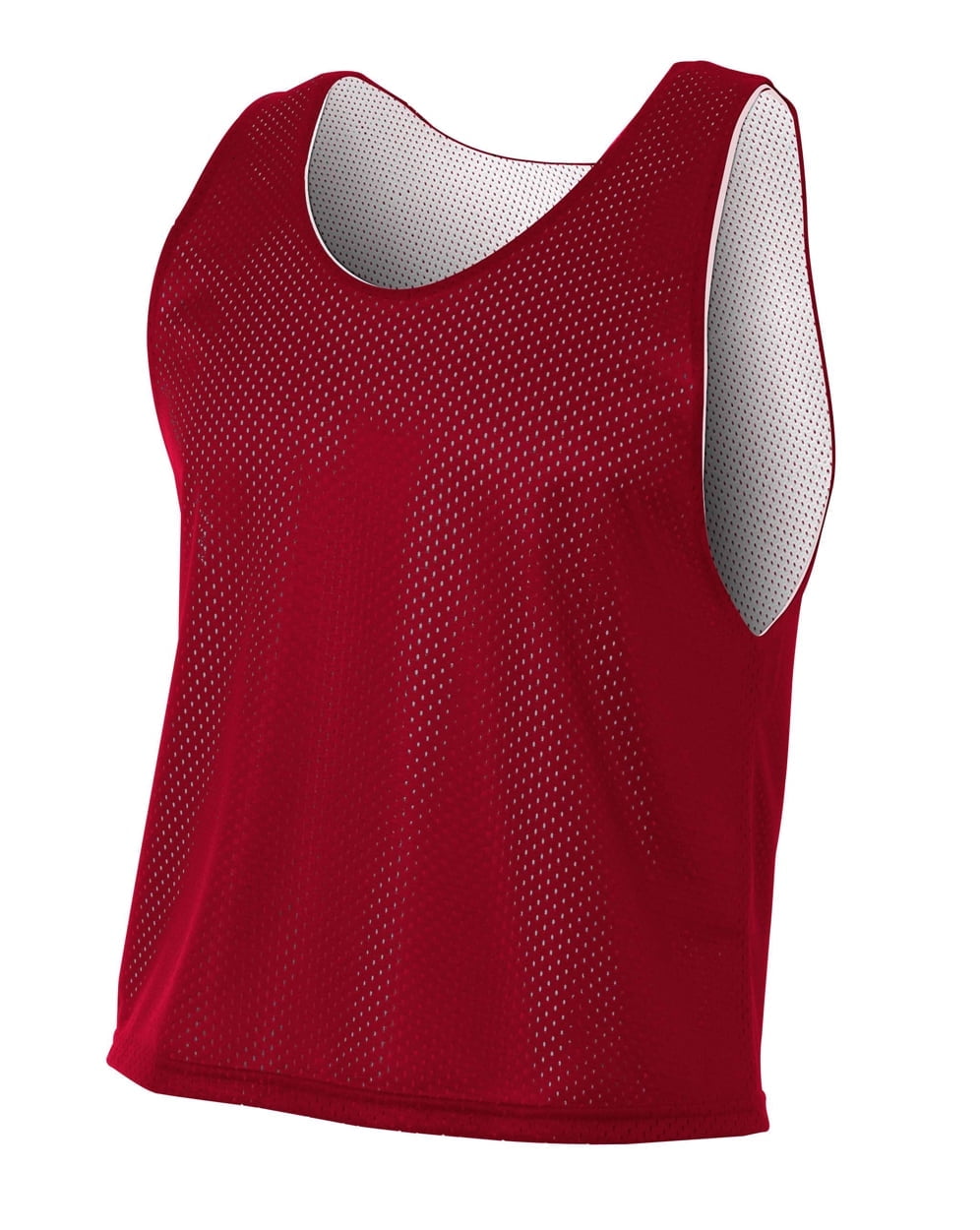A4 Lacrosse Reversible Practice Jersey For Teen Male in Orange/White | NB2274