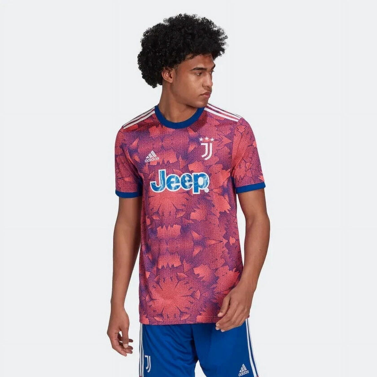 Adidas Juventus 22/23 HR5639 290 Men's Royal/Pink Third Jersey Size X-Large JR11