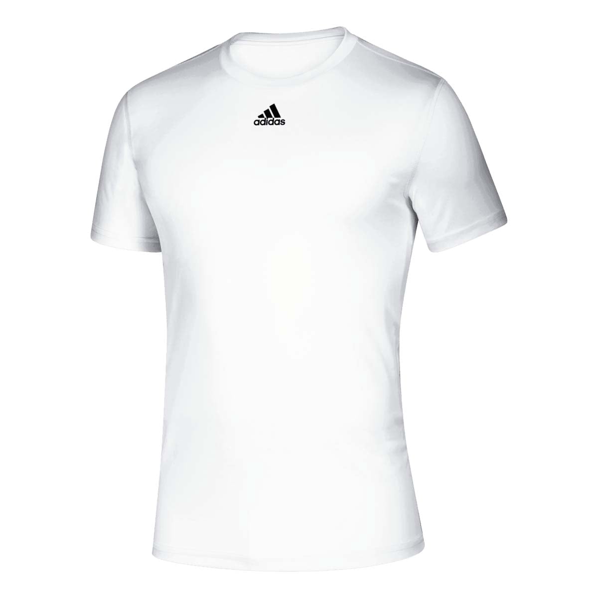 Adidas Men's Creator SS Athletic Tee T-Shirt Moisture Wick Drop Tail (White XL)