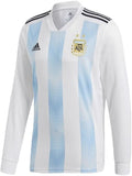 adidas Argentina Home Men's Stadium L/S Soccer Jersey 2018