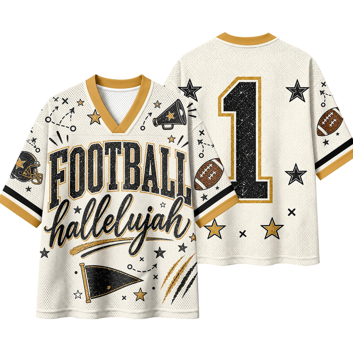 Football Shirts for Women Short Sleeve V Neck Vintage Game Day Graphic Sports Mesh Jersey Purple M