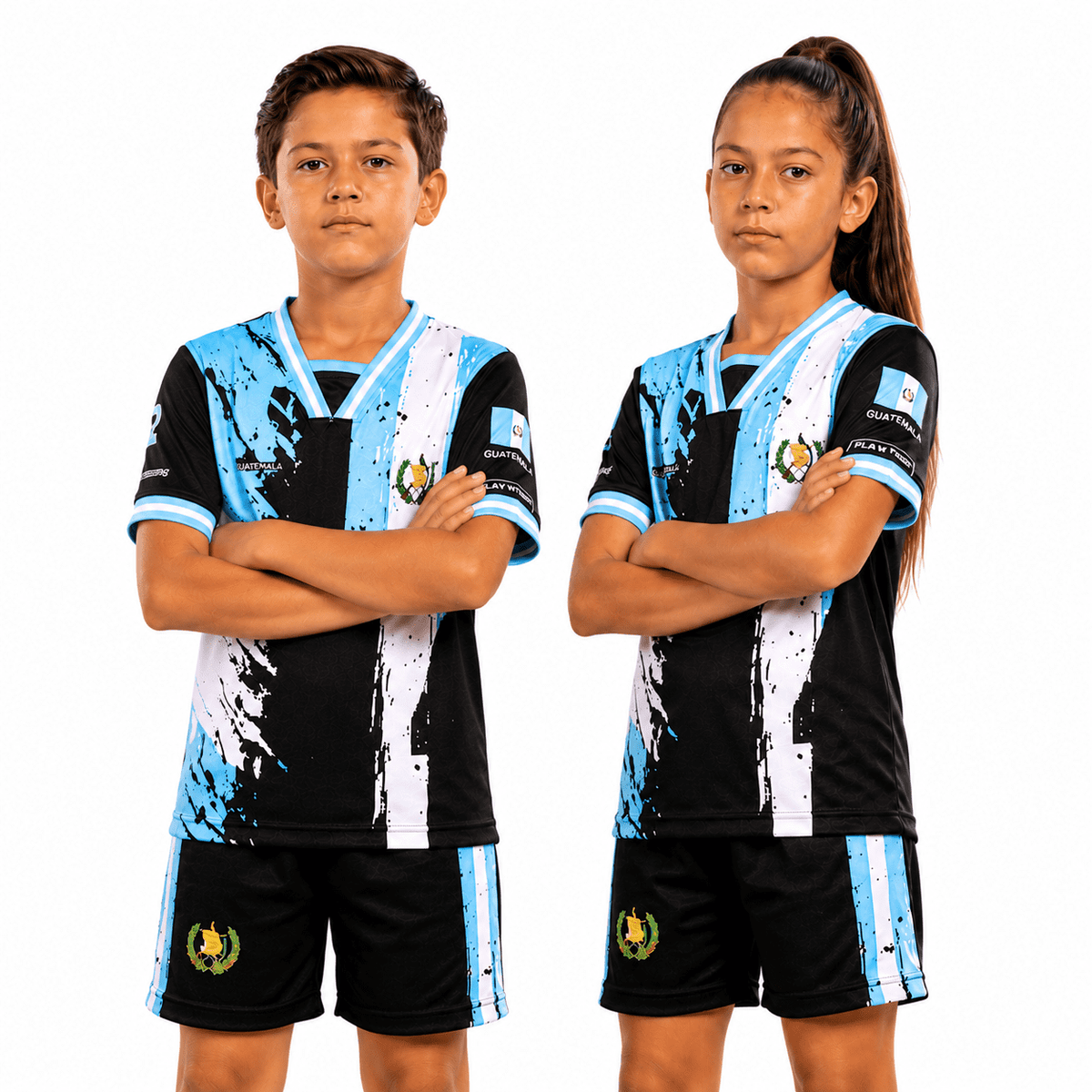 Fox & Fury Brazil Soccer Jersey for Kids, Youth Boys & Girls – Unisex Football Shirt, Camiseta de Futbol Brasil