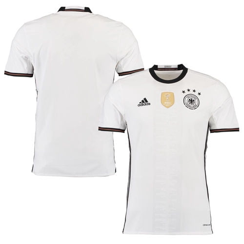 adidas International Soccer Germany Men's Jersey, Small, White/Black