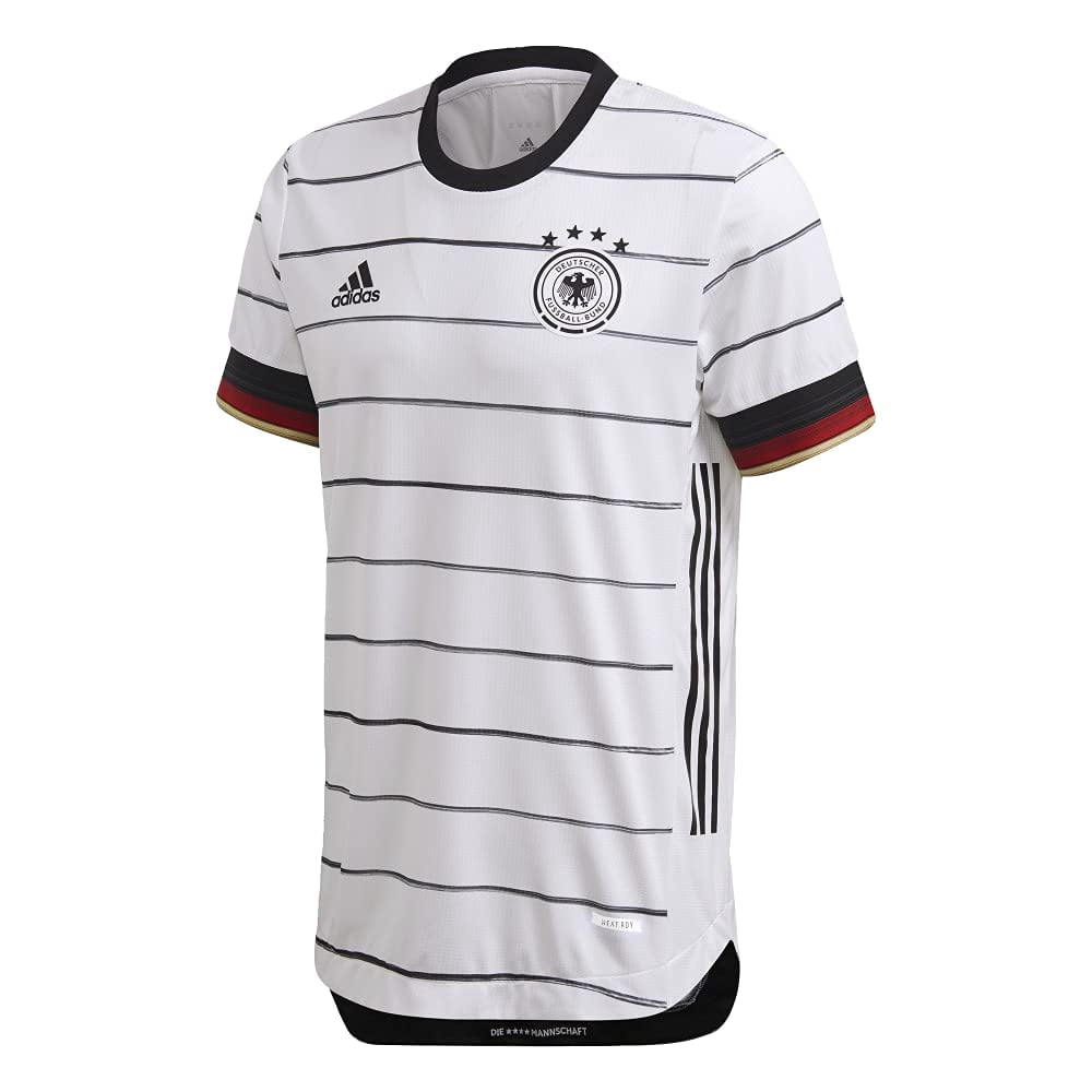 adidas 2020-21 Germany Home Authentic Jersey - White-Black 2XL