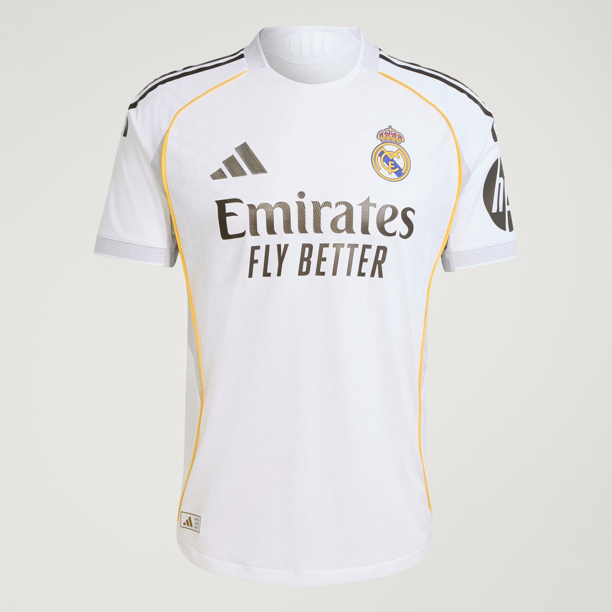 adidas 2025-26 Real Madrid Men's Authentic Home Soccer Jersey
