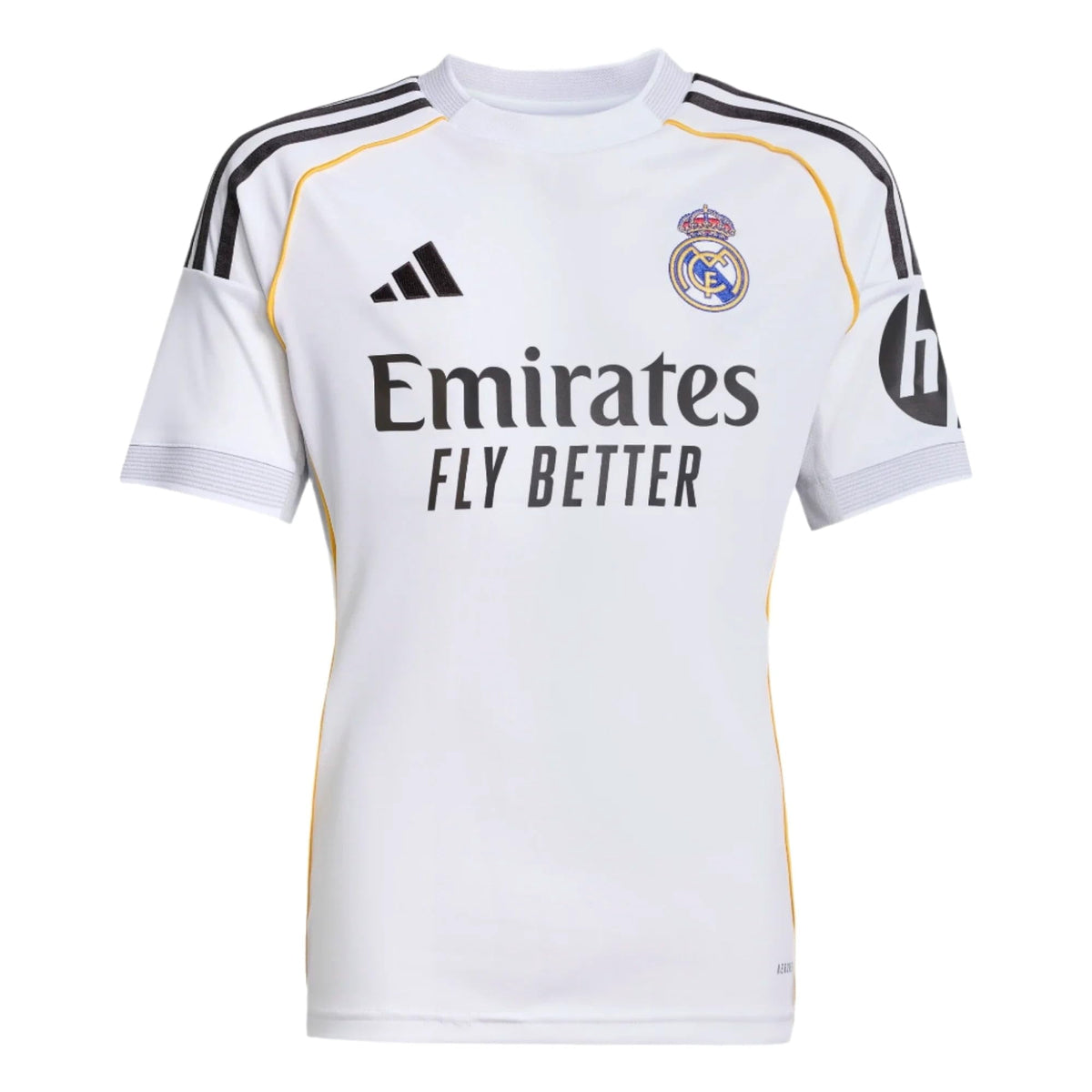 adidas Real Madrid Home Youth Stadium Soccer Jersey 25/26 (Youth Medium)