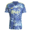 adidas Ajax Men's Away Soccer Jersey 24/25 (US, Alpha, X-Large, Regular, Regular, Crew Blue)