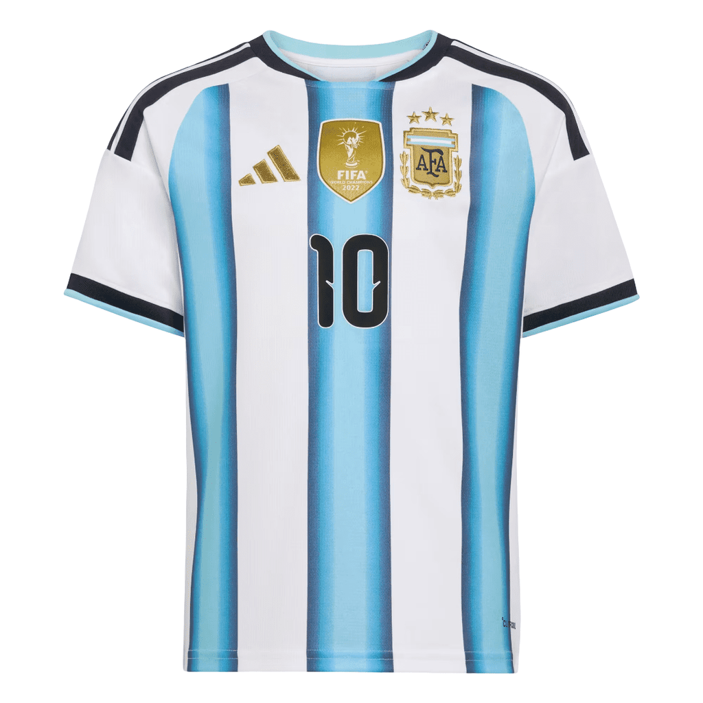adidas Argentina 26 Home Messi #10 Kids Jersey Youth