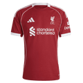 adidas Liverpool FC 25/26 Men's Home Jersey (US, Alpha, Small, Regular, Regular, Strawberry Red)