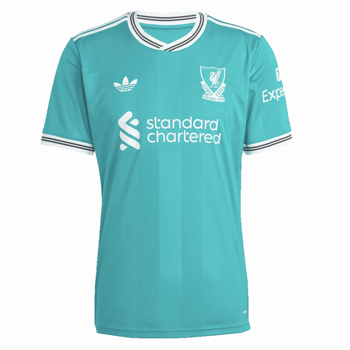 adidas Liverpool FC 25/26 Men's Third Jersey (US, Alpha, Medium, Regular, Regular, Sea Green)