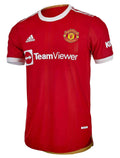 adidas Men's Manchester United Home Authentic Soccer Jersey 2021/22 (XX-Large) Red