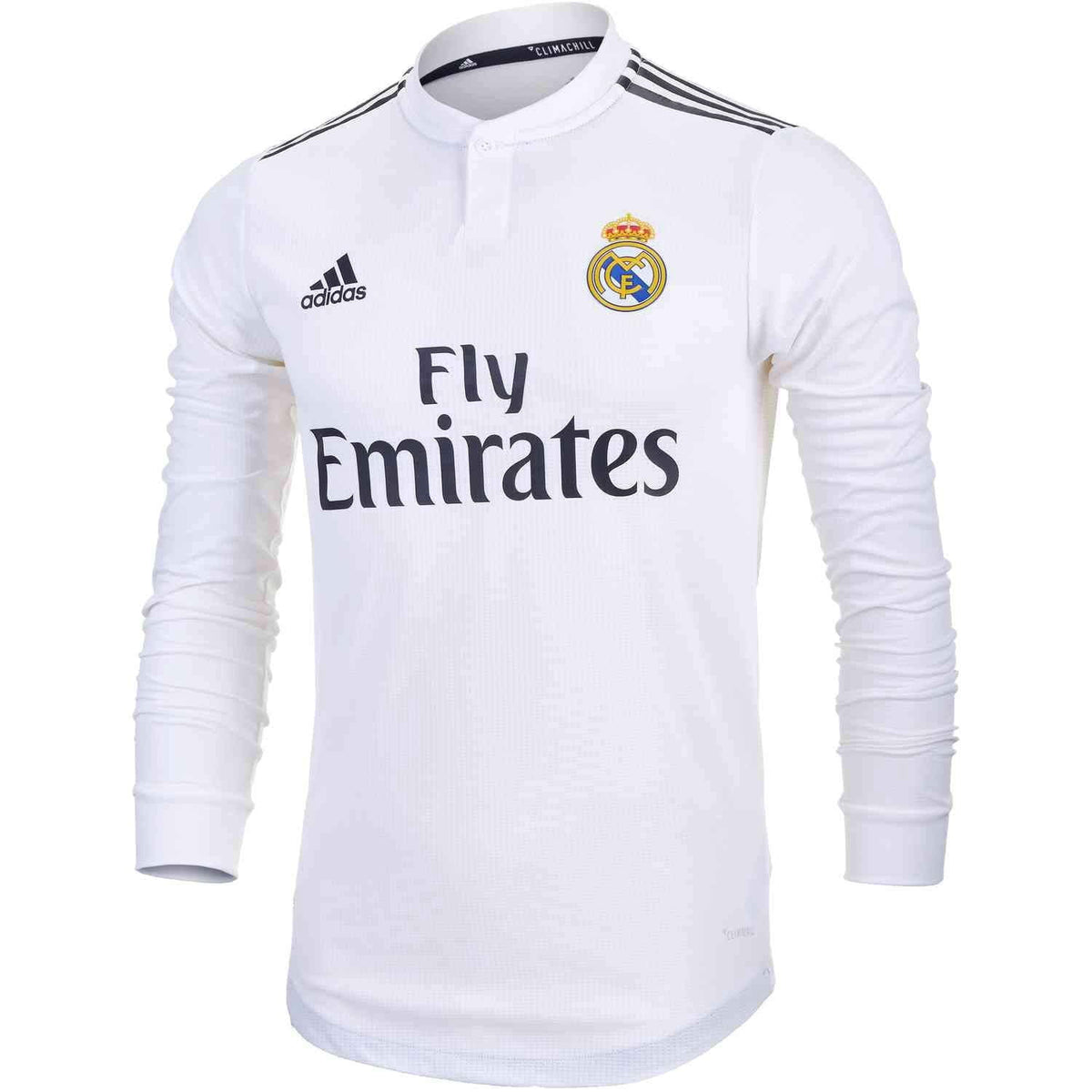 adidas Real Madrid Home Youth Soccer Jersey 2018-19 (S) White