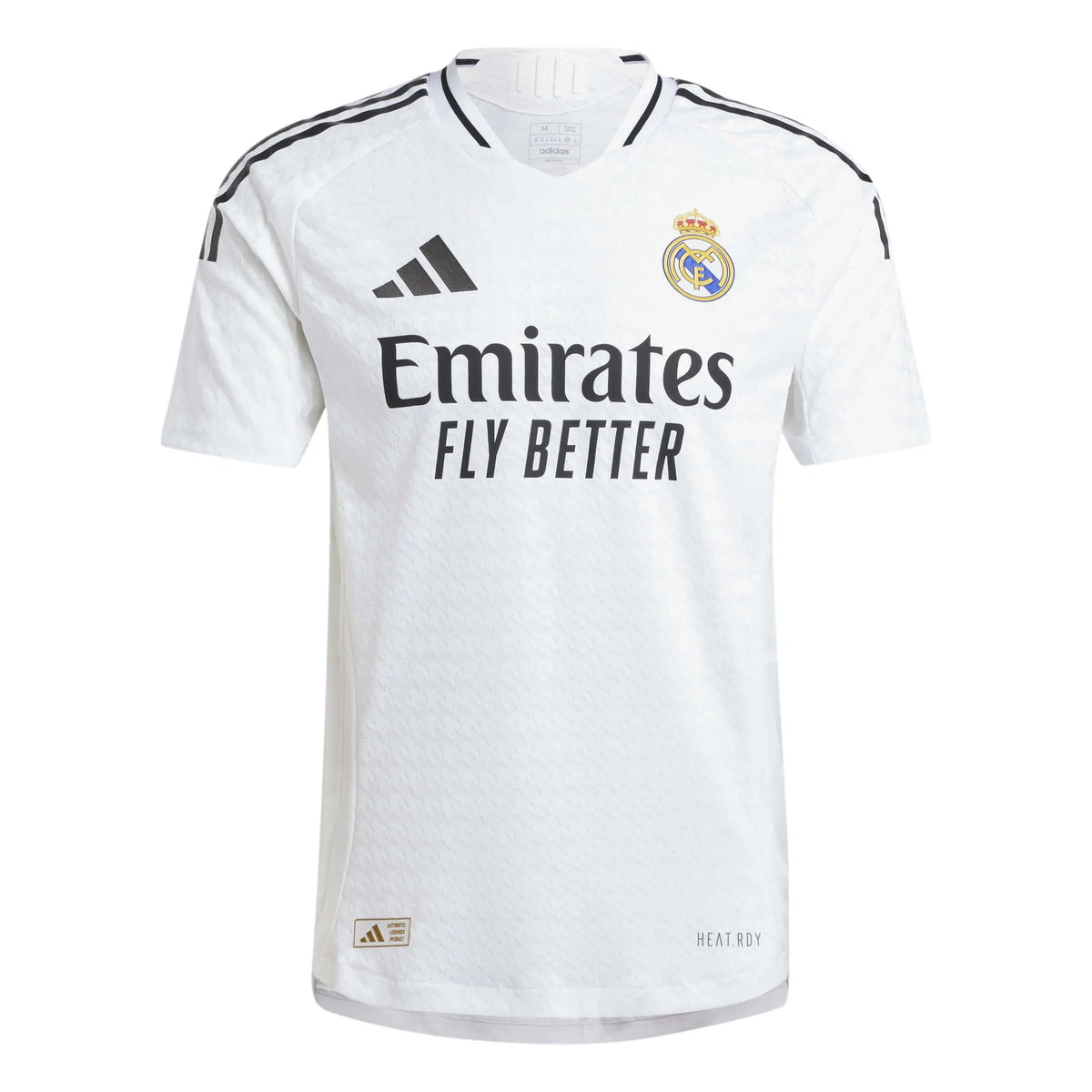 adidas Real Madrid Men’s Authentic Jersey 2024/25 (US, Alpha, 3X-Large, Regular, Regular, White)