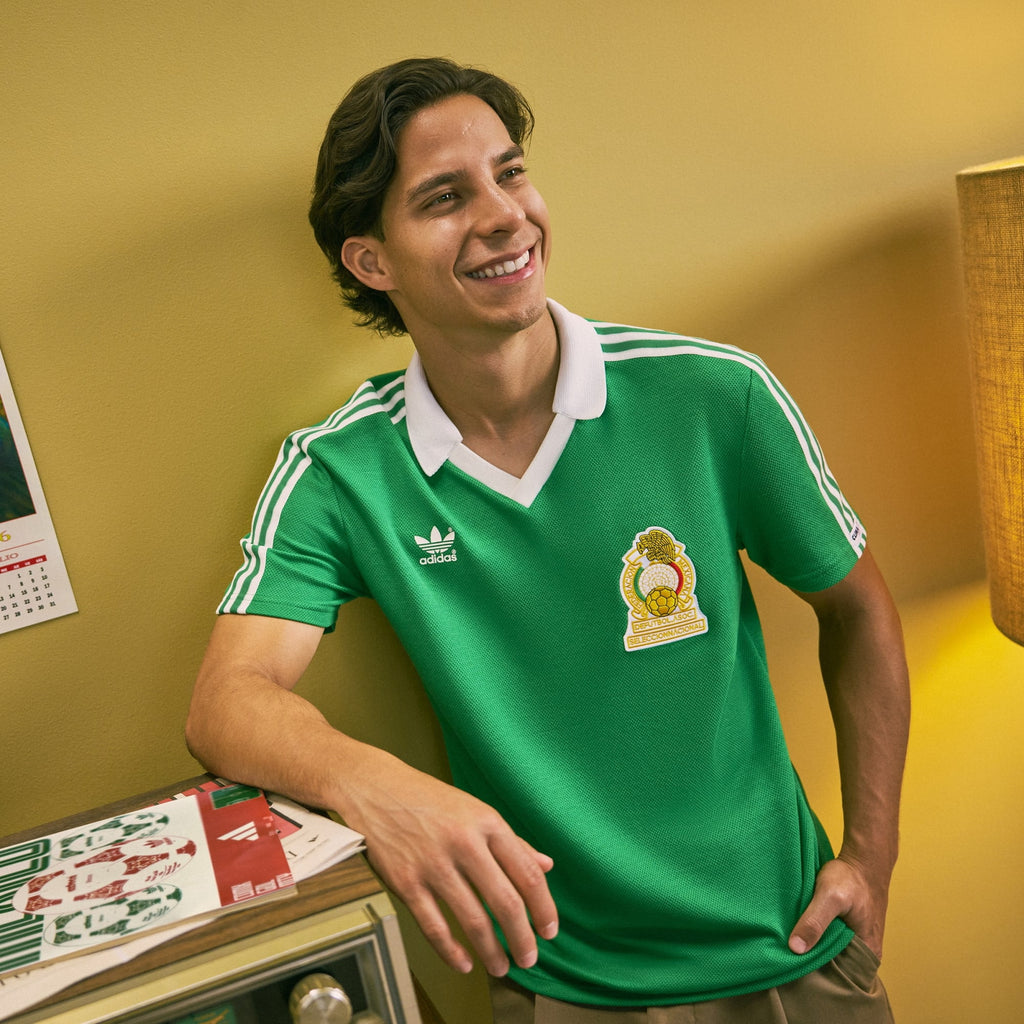adidas Men's Mexico Jersey 1986 Home Retro Football Shirt X-Large