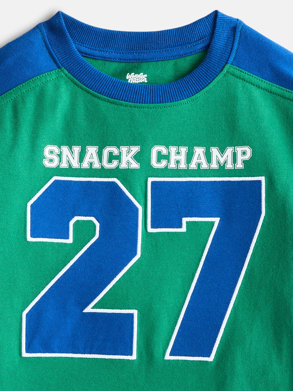 Wonder Nation Toddler Boys' Graphic Hockey Jersey with Long Sleeves, Sizes 12M-5T