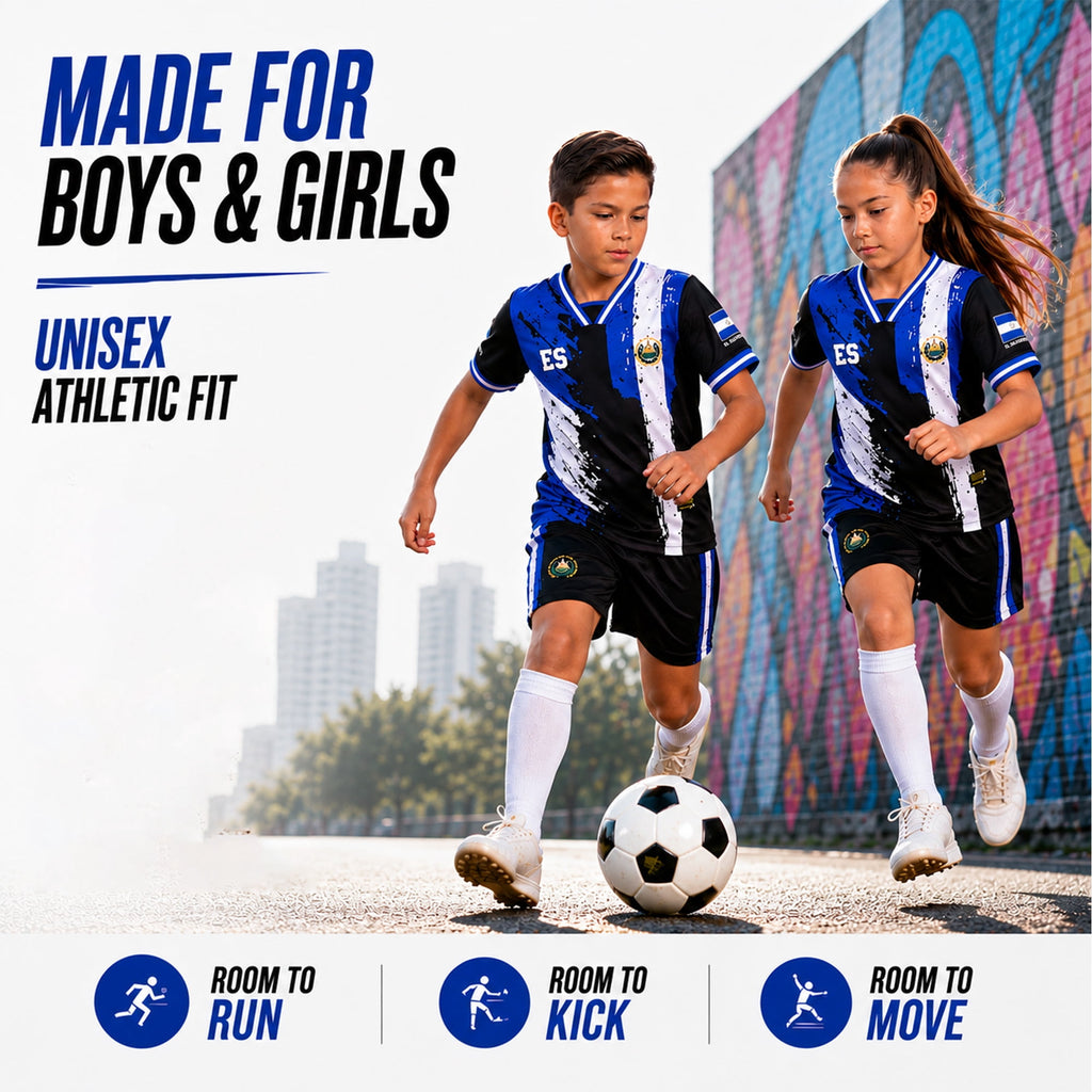 Fox & Fury Brazil Soccer Jersey for Kids, Youth Boys & Girls – Unisex Football Shirt, Camiseta de Futbol Brasil