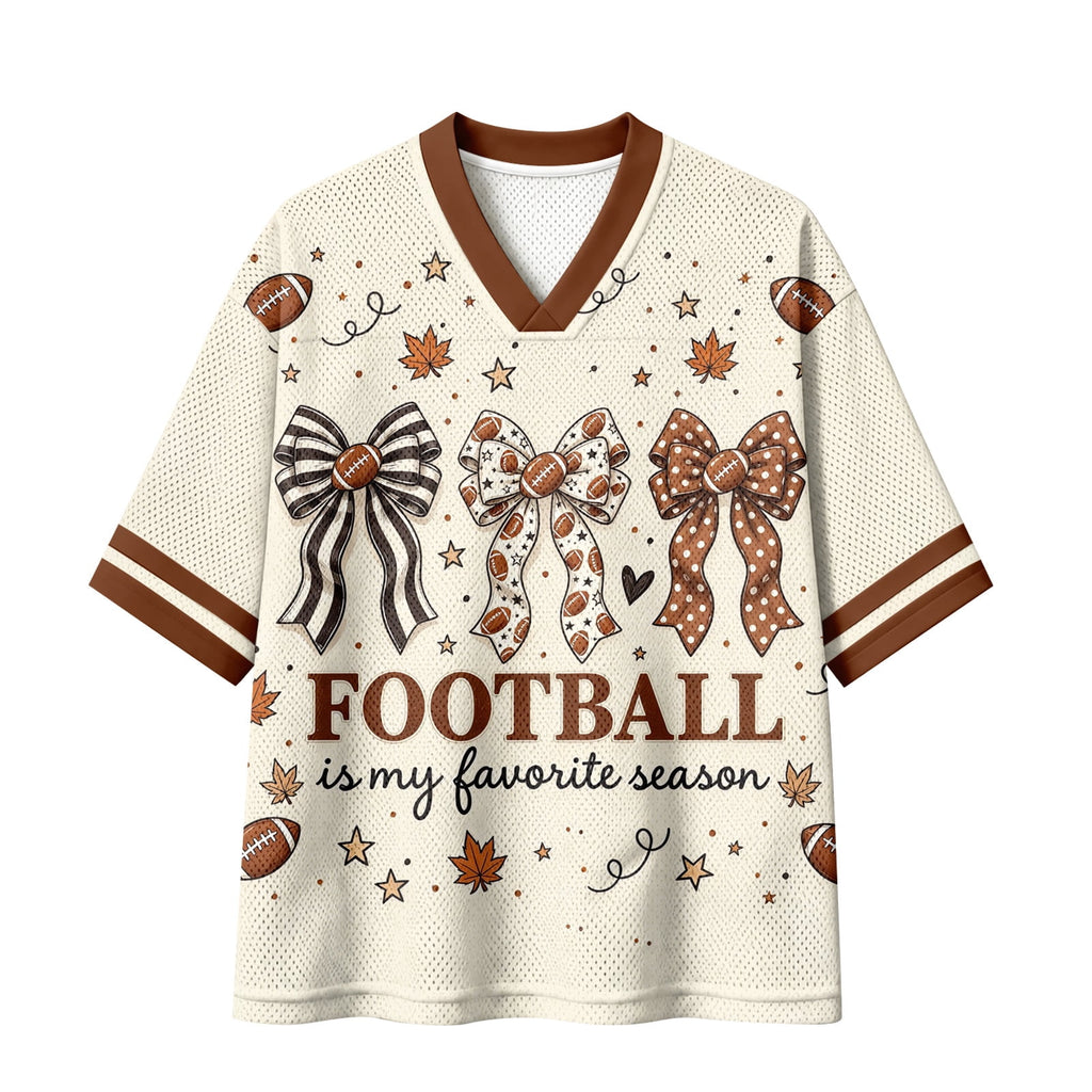 Football Shirts for Women Short Sleeve V Neck Vintage Game Day Graphic Sports Mesh Jersey Purple M