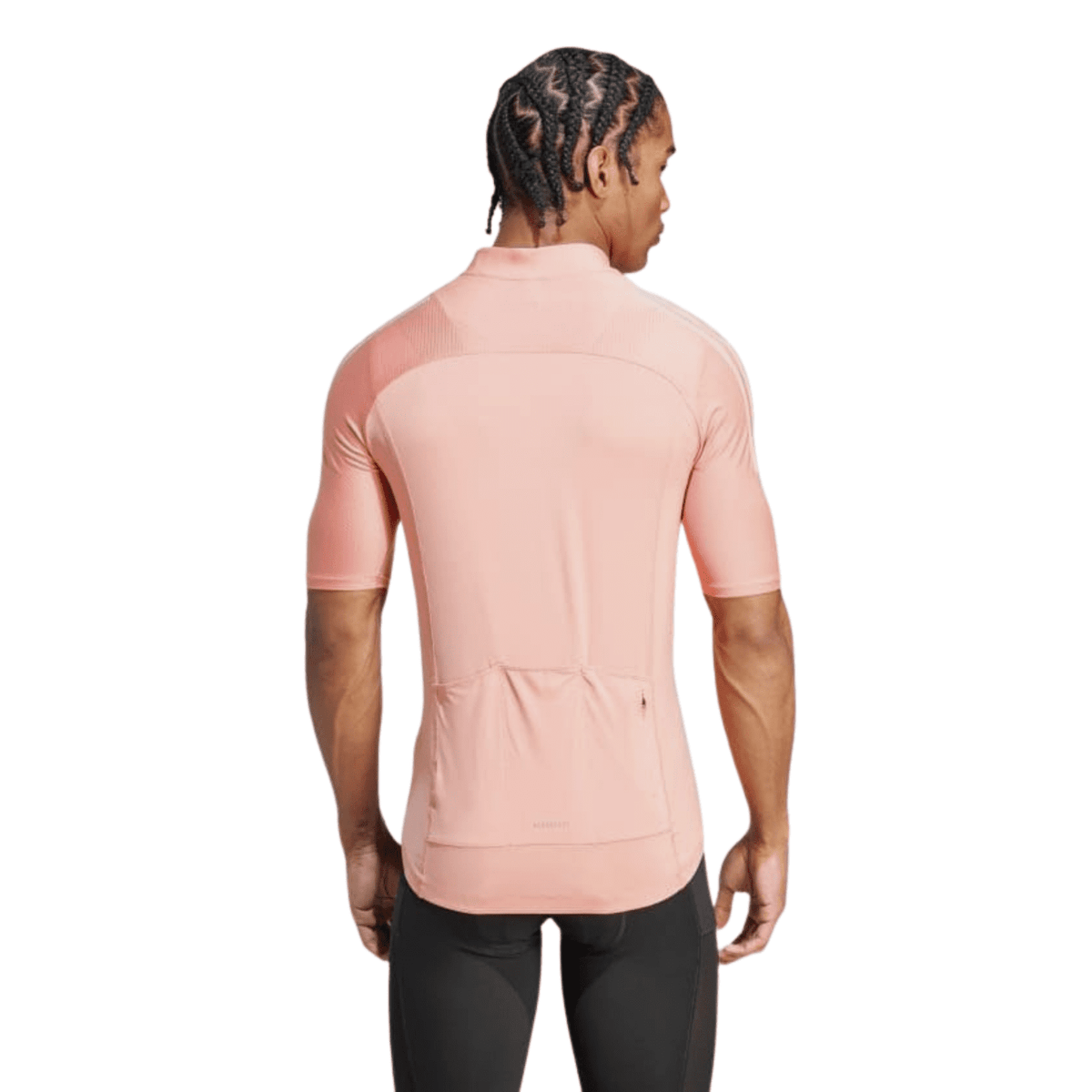 Adidas The Cycling Jersey, Fitted Short Sleeve Zip-Up, Wonder Clay, Size M