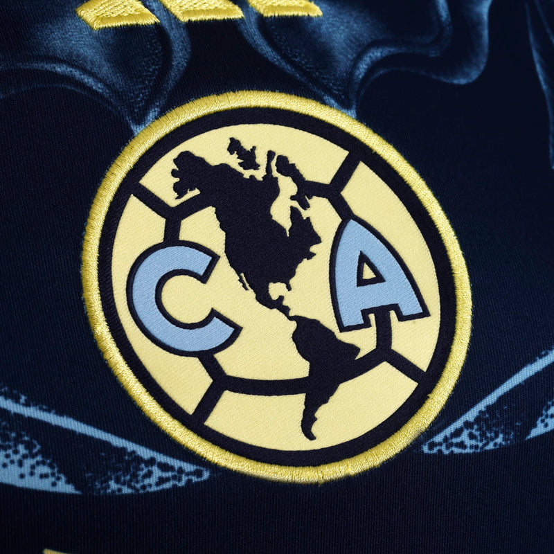 adidas Club America Women's Away Stadium Jersey 25/26 (US, Alpha, Medium, Regular, Regular, Blue)