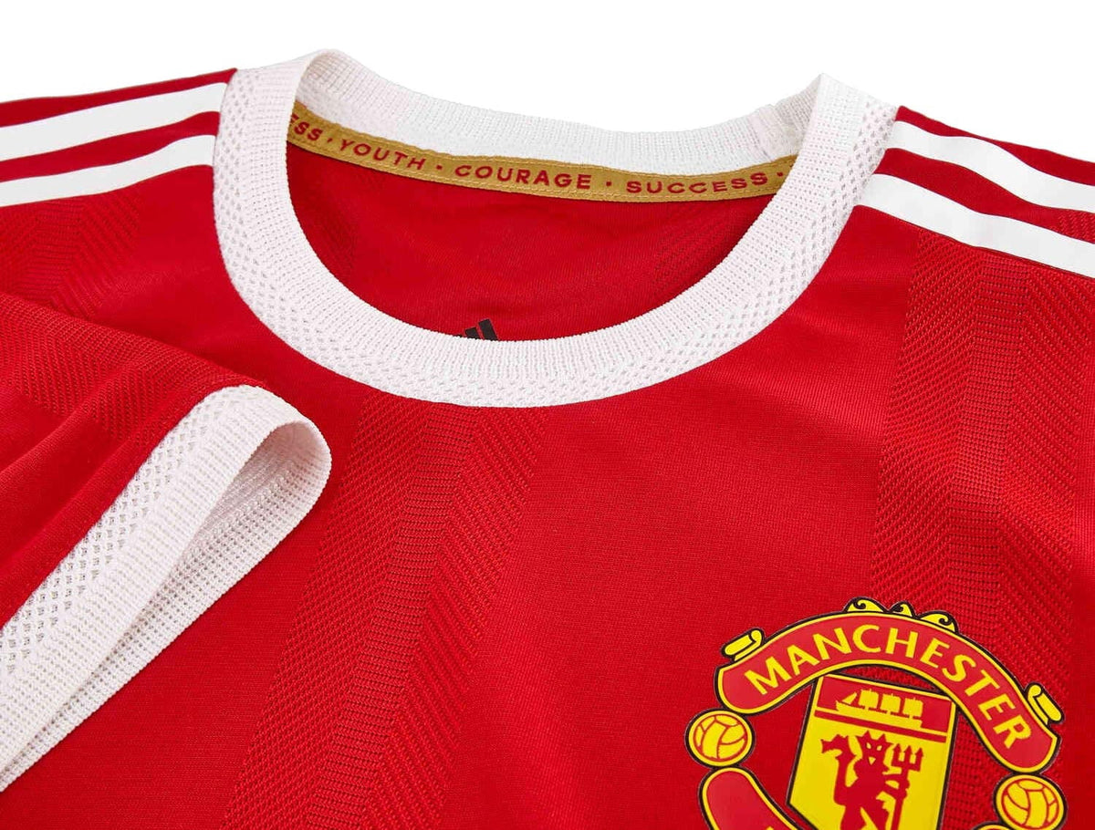 adidas Men's Manchester United Home Authentic Soccer Jersey 2021/22 (XX-Large) Red