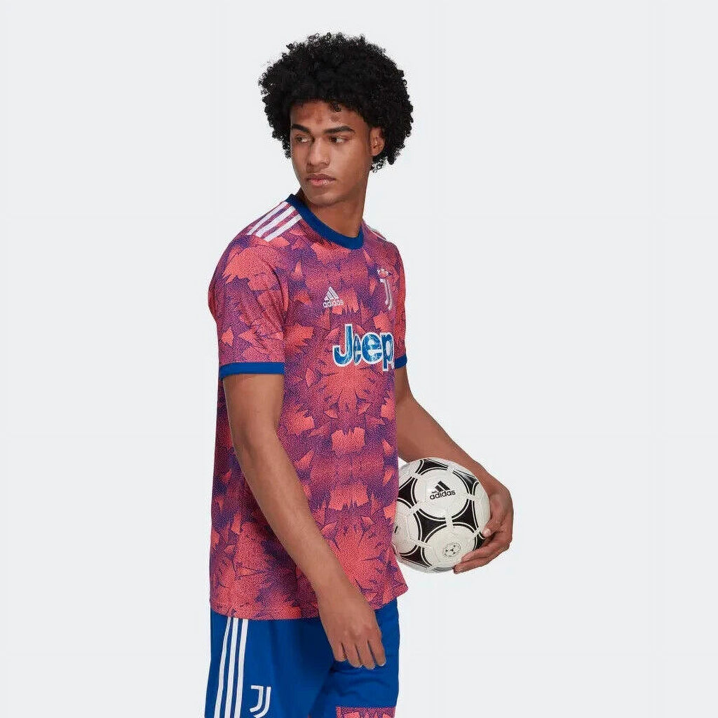Adidas Juventus 22/23 HR5639 290 Men's Royal/Pink Third Jersey Size X-Large JR11